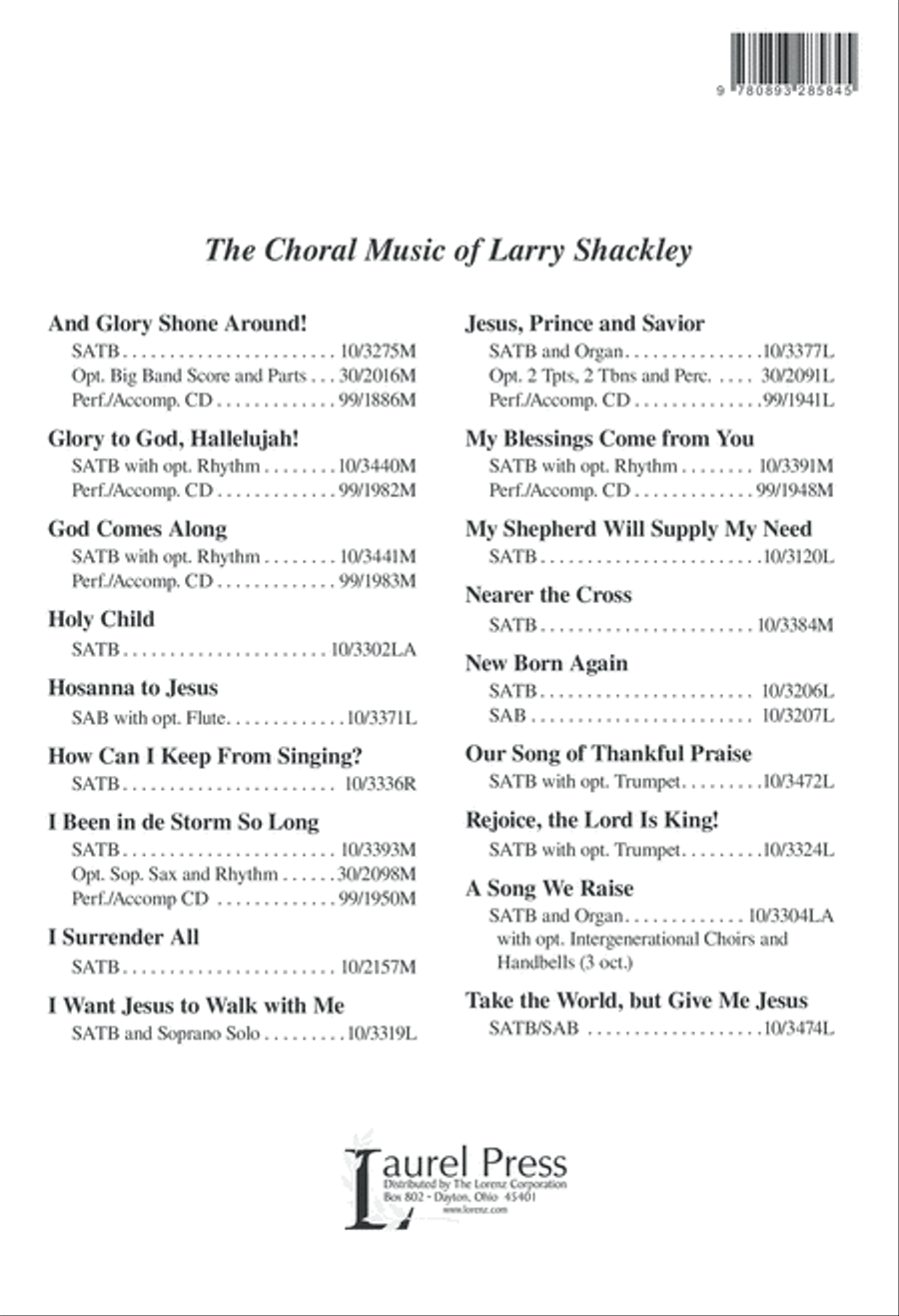 The High Praises of God The High Praises of God 4-Part scores gallery preview page 17