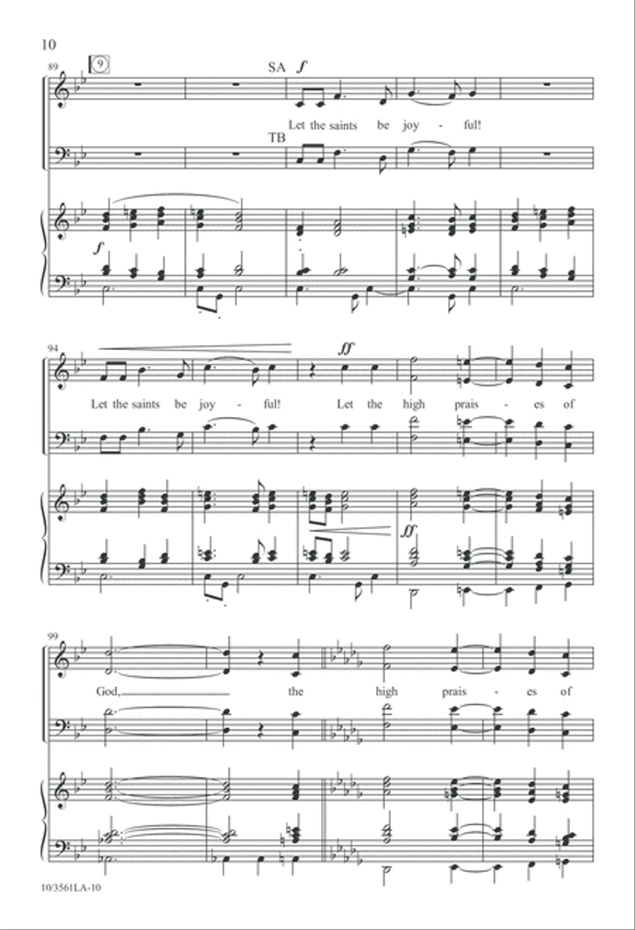The High Praises of God The High Praises of God 4-Part scores gallery preview page 11
