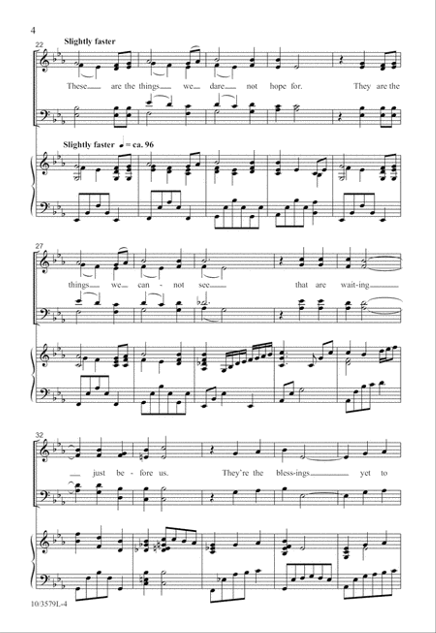 Unseen Blessings Unseen Blessings 4-Part scores gallery preview page 5