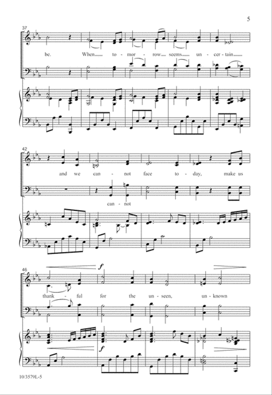 Unseen Blessings Unseen Blessings 4-Part scores gallery preview page 6