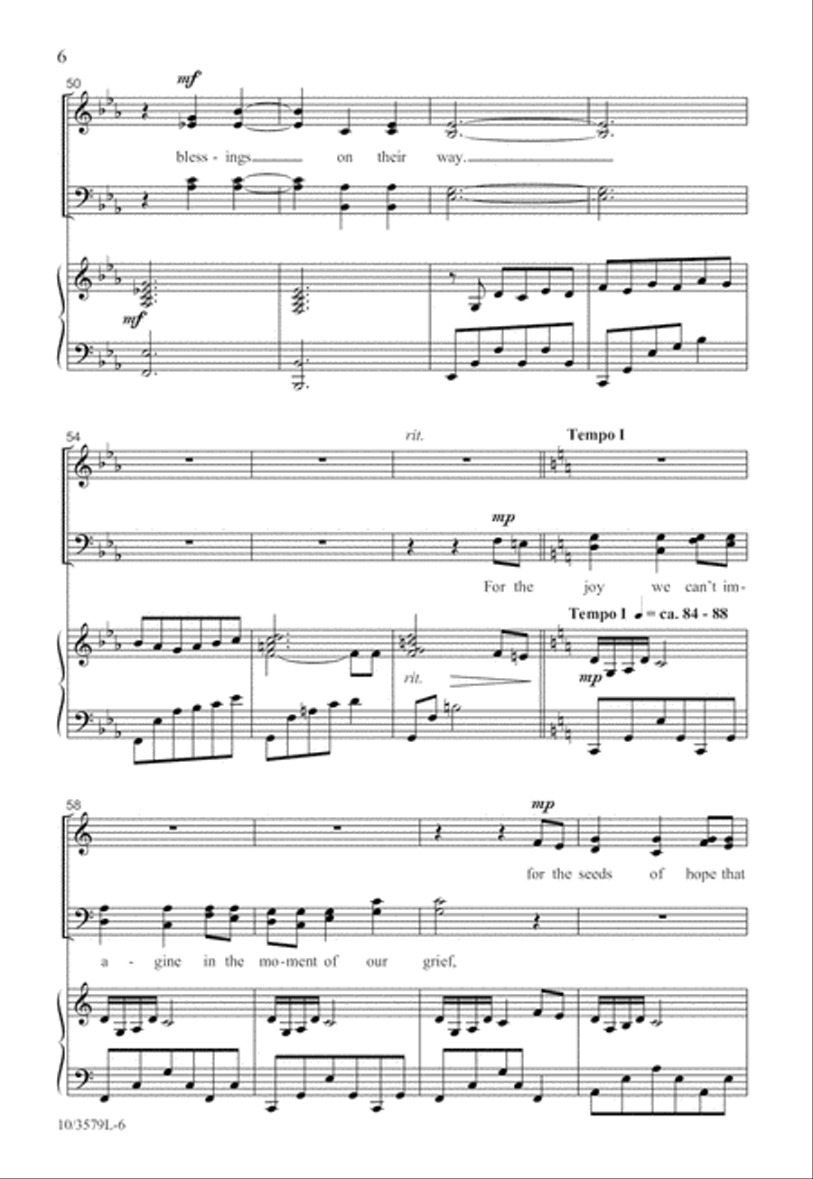 Unseen Blessings Unseen Blessings 4-Part scores gallery preview page 7