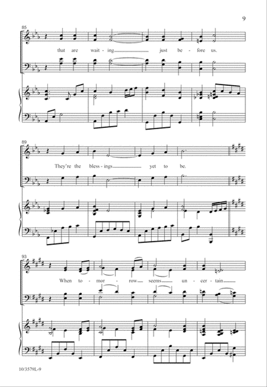Unseen Blessings Unseen Blessings 4-Part scores gallery preview page 10