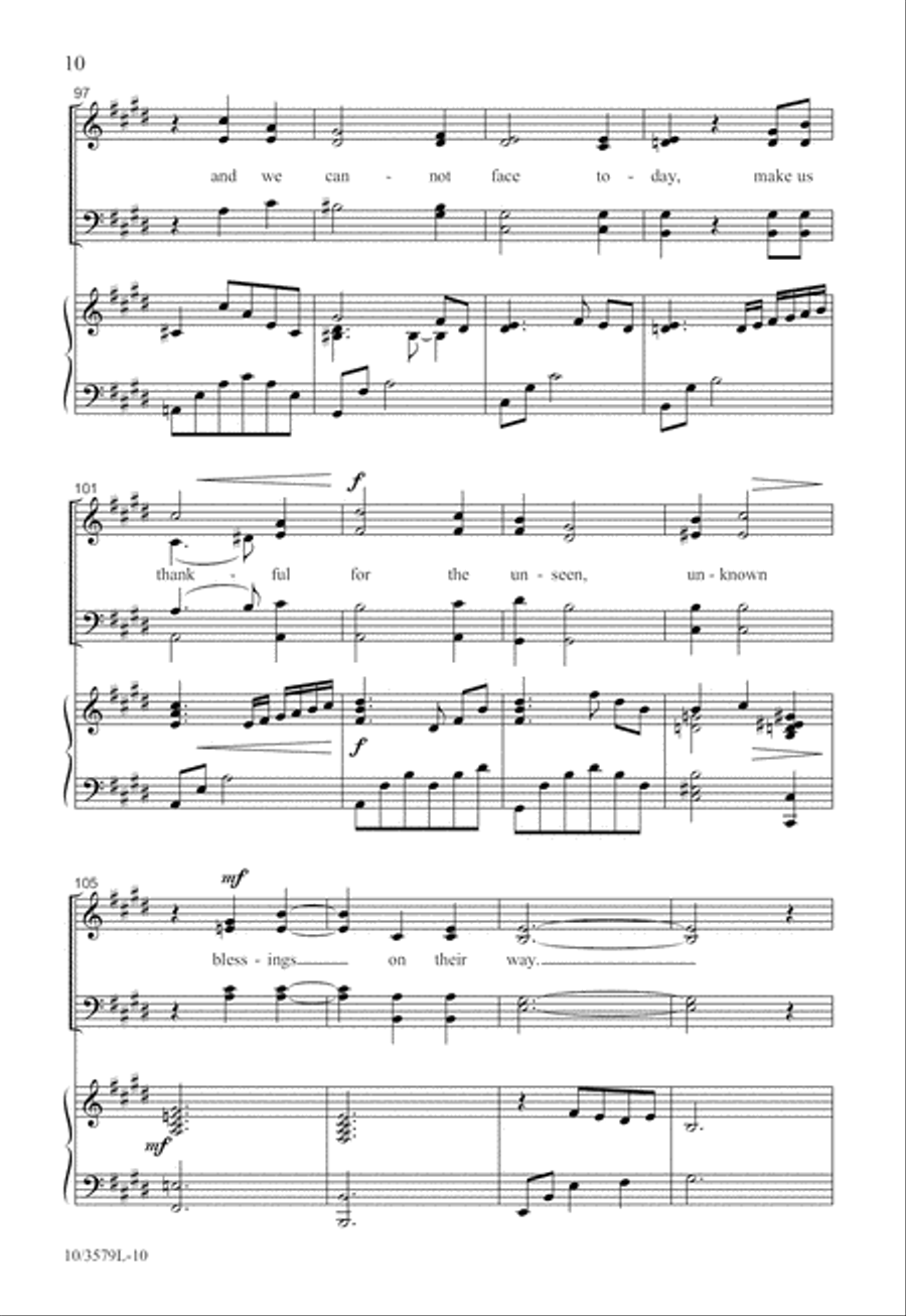 Unseen Blessings Unseen Blessings 4-Part scores gallery preview page 11