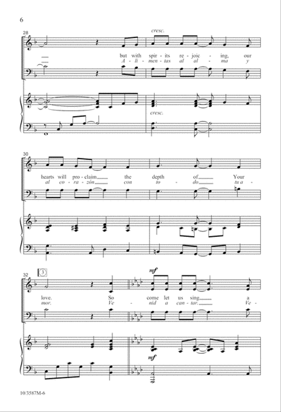 All Thanks and Praise All Thanks and Praise 3-Part scores gallery preview page 7