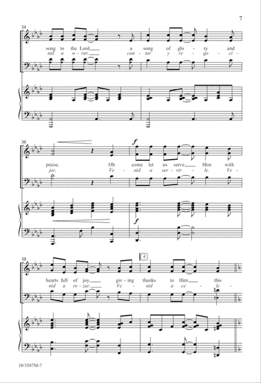 All Thanks and Praise All Thanks and Praise 3-Part scores gallery preview page 8