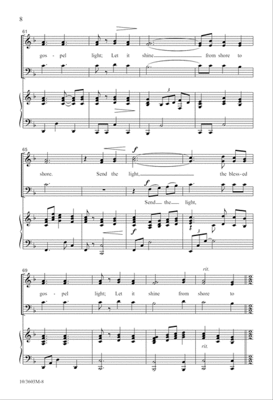 Send the Light Send the Light 3-Part scores gallery preview page 9