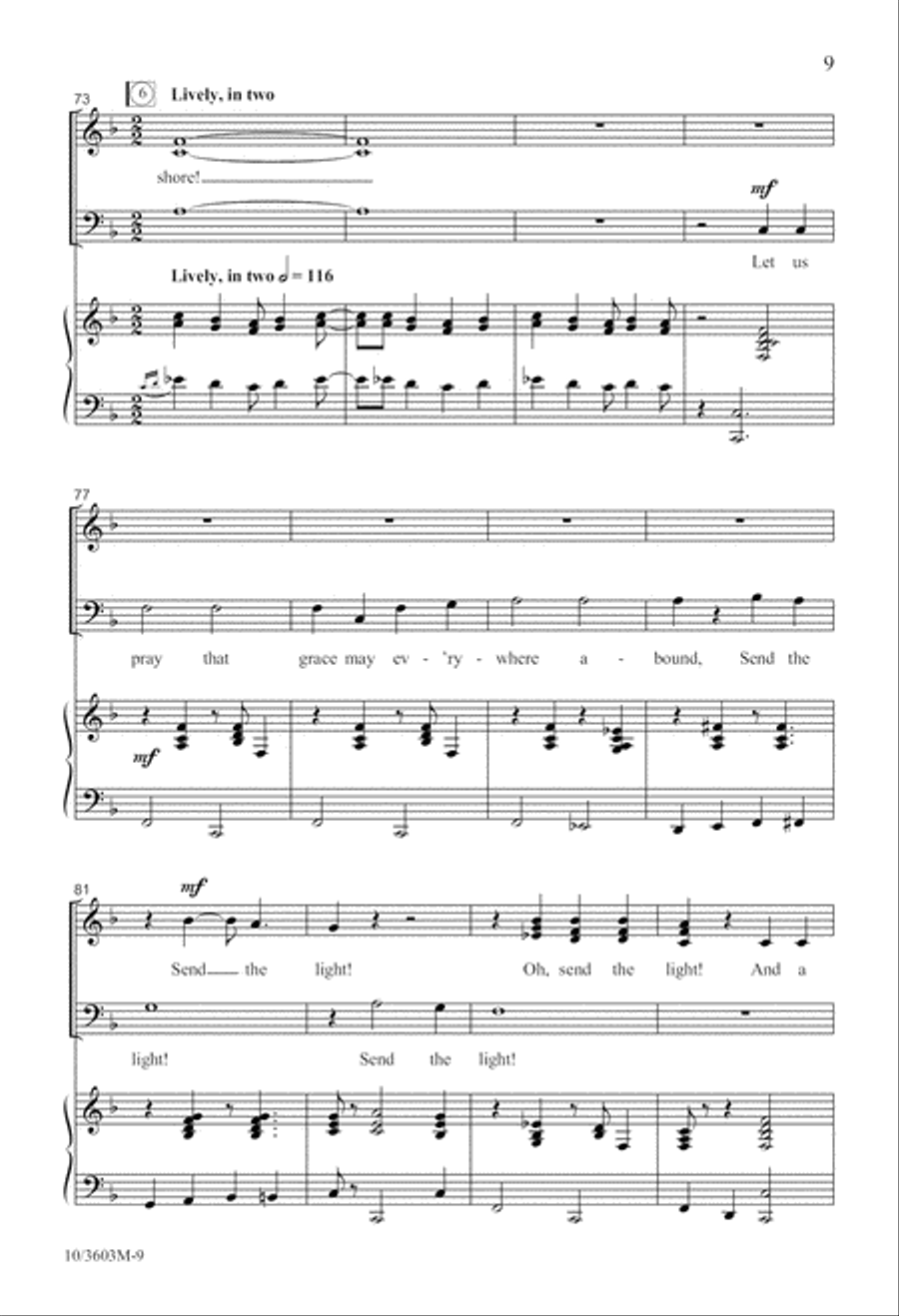 Send the Light Send the Light 3-Part scores gallery preview page 10