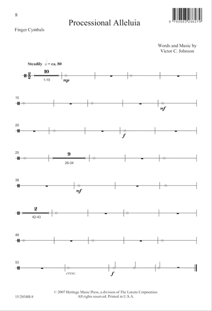 Processional Alleluia Processional Alleluia TTB scores gallery preview page 9