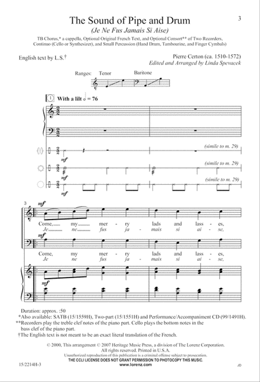 The Sound of Pipe and Drum TB scores gallery preview page 4