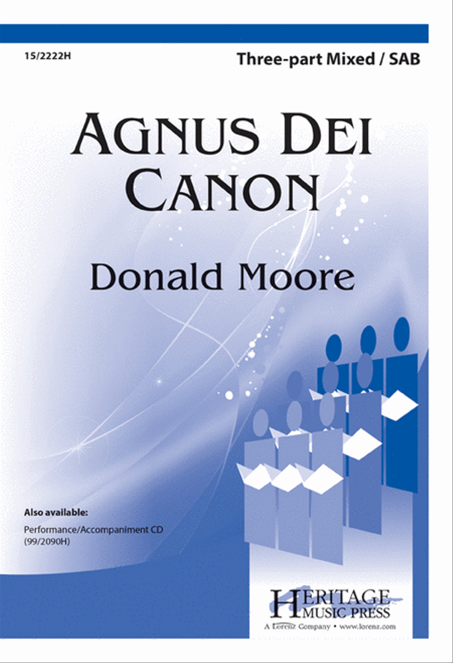 Agnus Dei Canon Agnus Dei Canon 3-Part scores gallery preview page 1