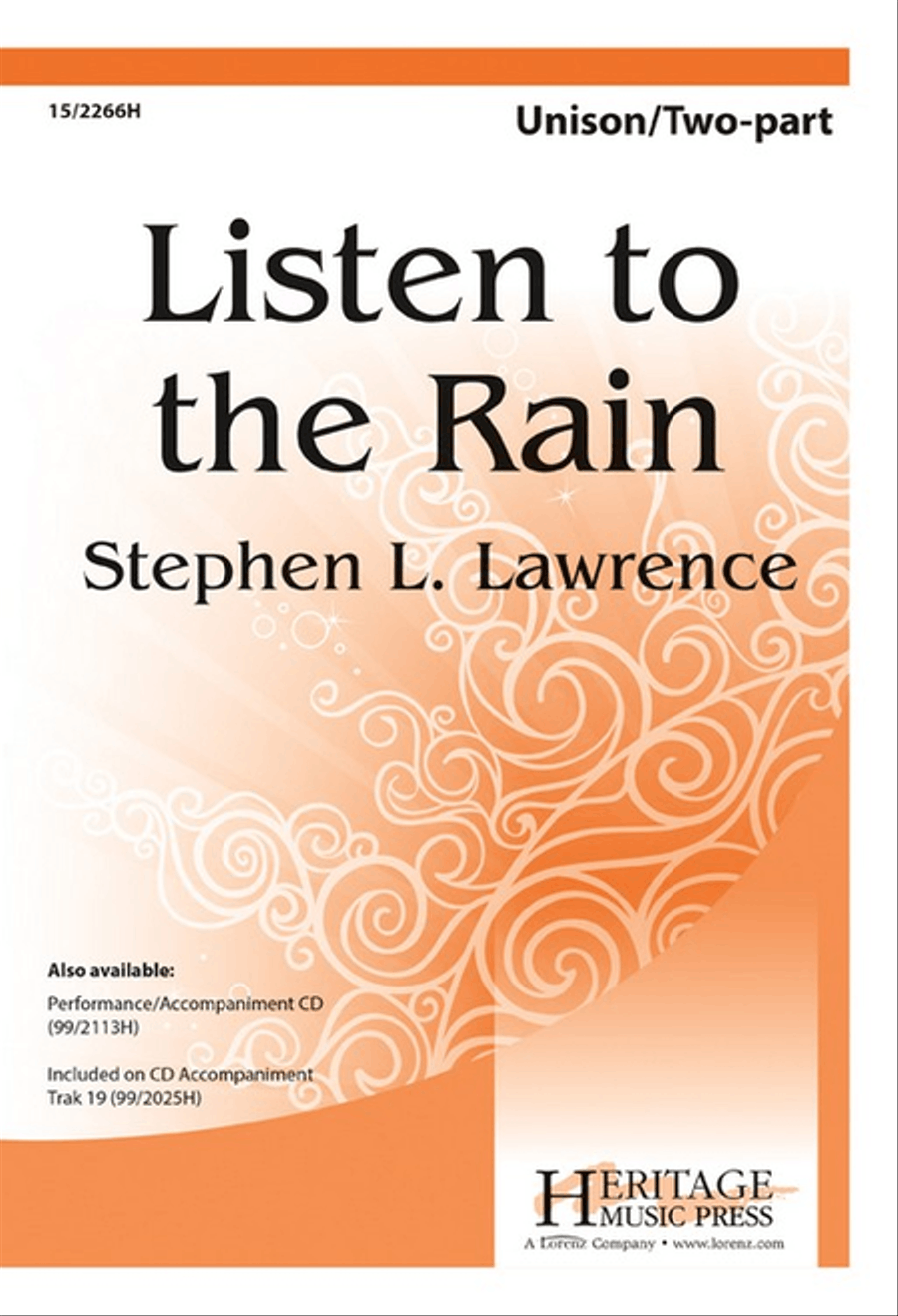 Listen to the Rain Listen to the Rain Unison Choir scores gallery preview page 1