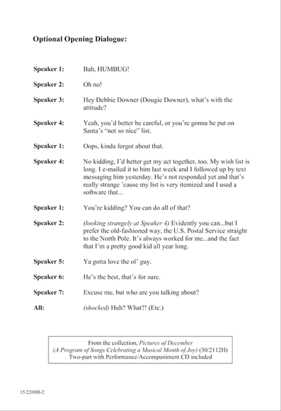 The Big Guy in Red The Big Guy in Red 2-Part scores gallery preview page 3