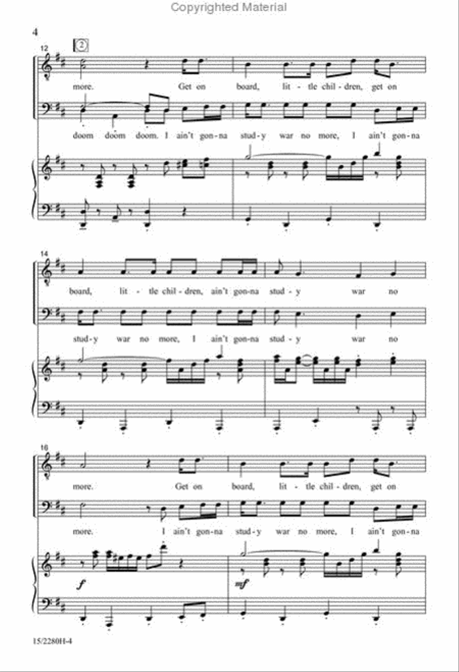 Spiritual Jubilee TTBB scores gallery preview page 4