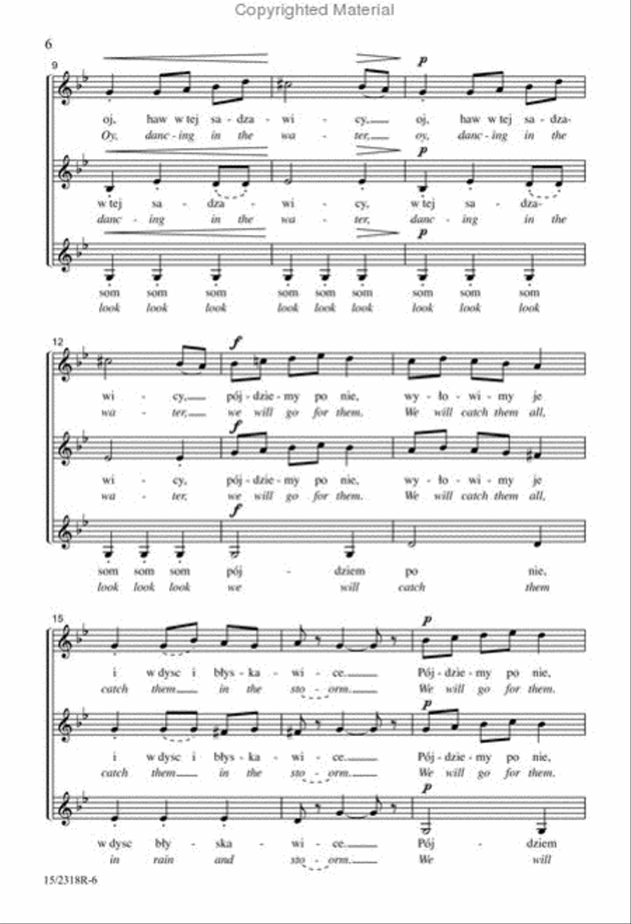 Som W Stawie Rybecki (Fish in the Pond) SSA scores gallery preview page 6