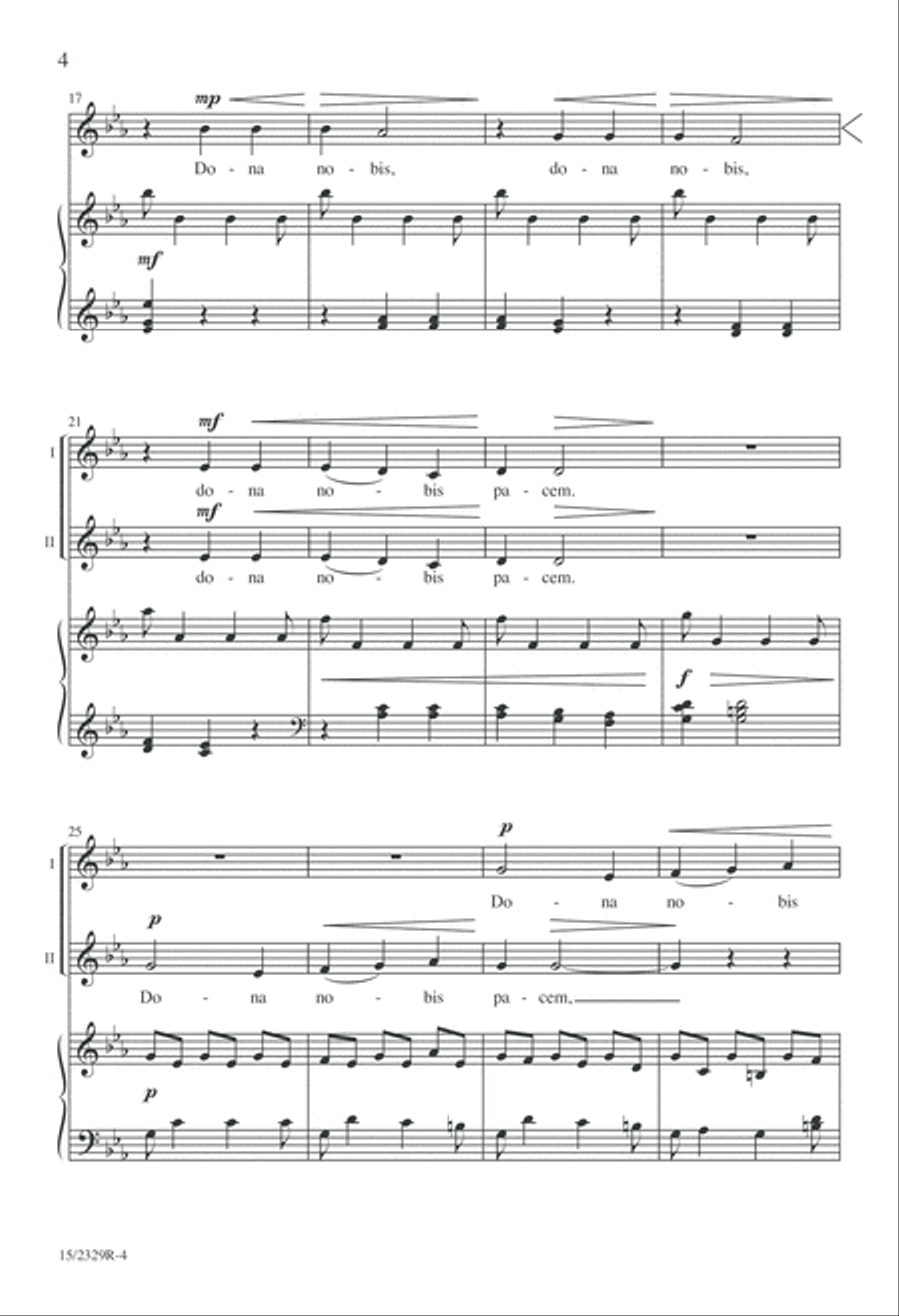 Dona Nobis Pacem Dona Nobis Pacem 2-Part scores gallery preview page 5