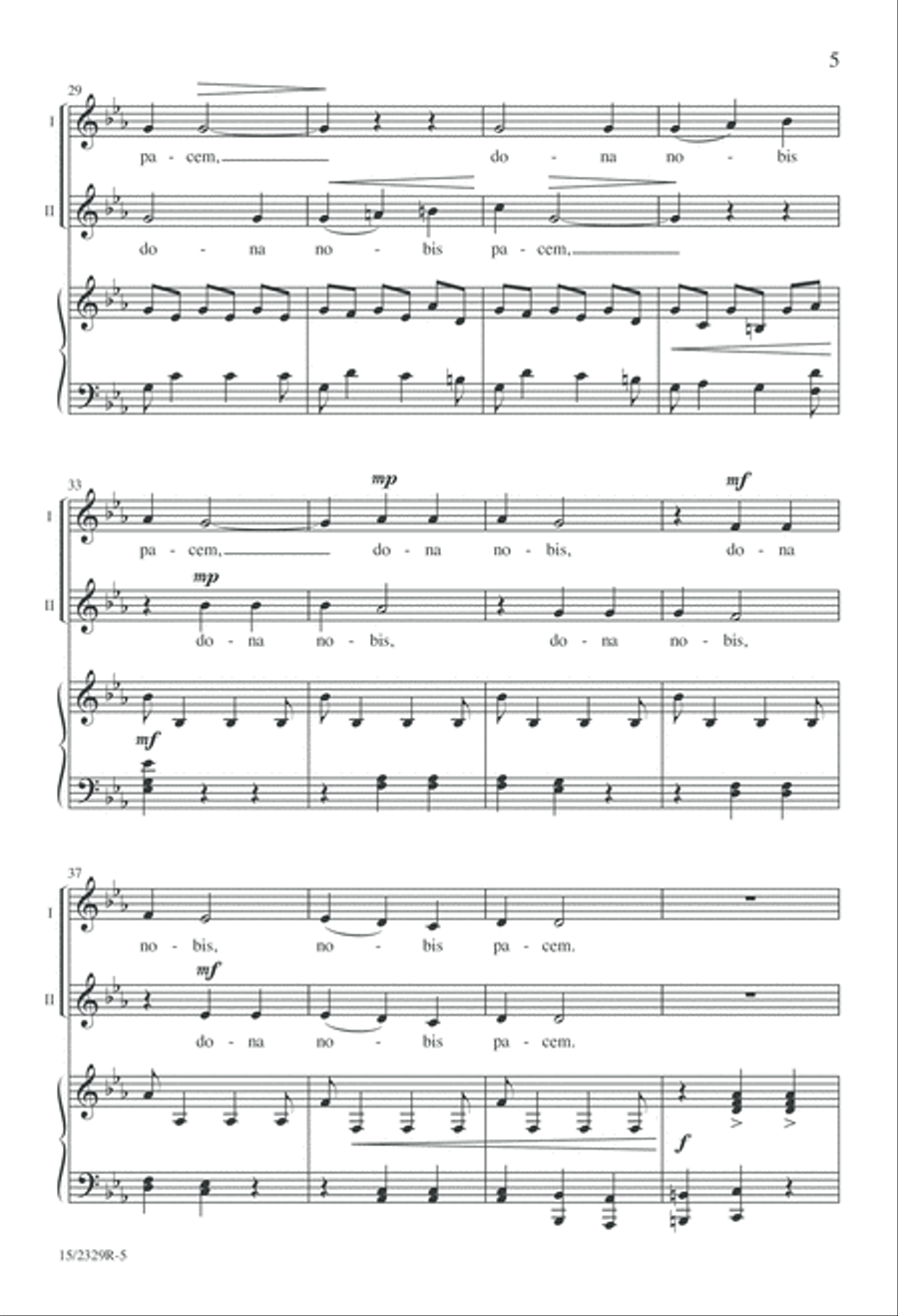 Dona Nobis Pacem Dona Nobis Pacem 2-Part scores gallery preview page 6