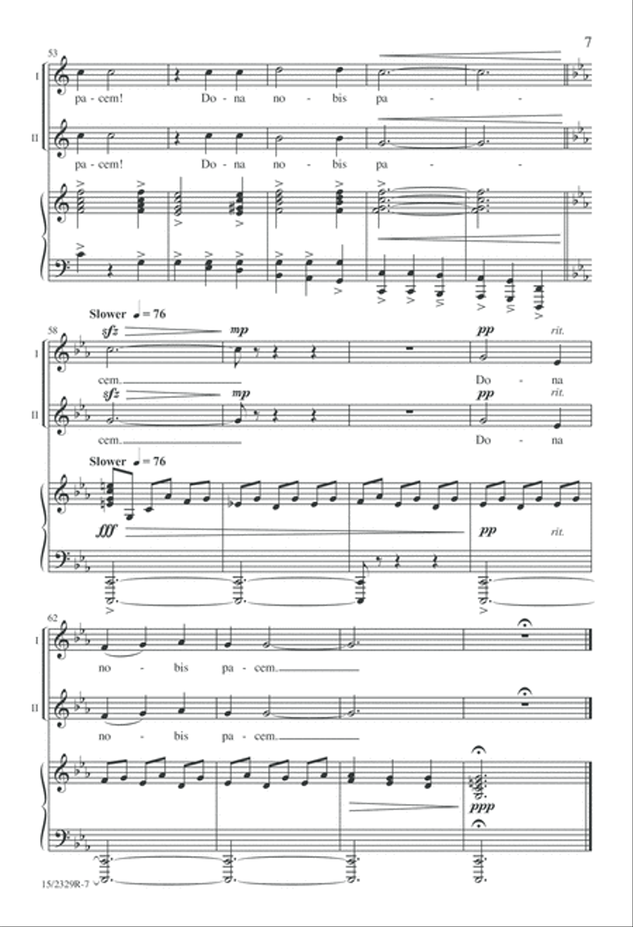 Dona Nobis Pacem Dona Nobis Pacem 2-Part scores gallery preview page 8