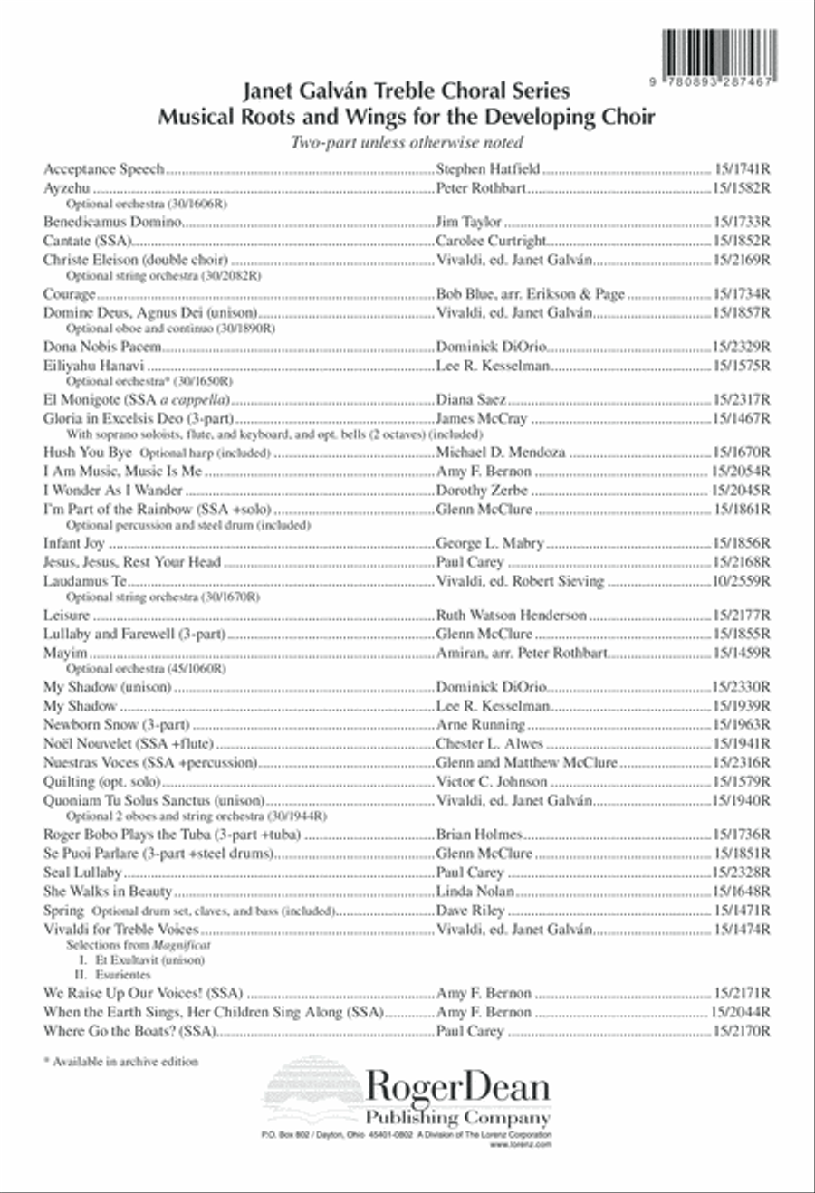 Dona Nobis Pacem Dona Nobis Pacem 2-Part scores gallery preview page 9