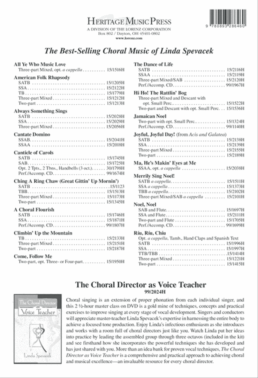 A Gentle Alleluia A Cappella scores gallery preview page 9