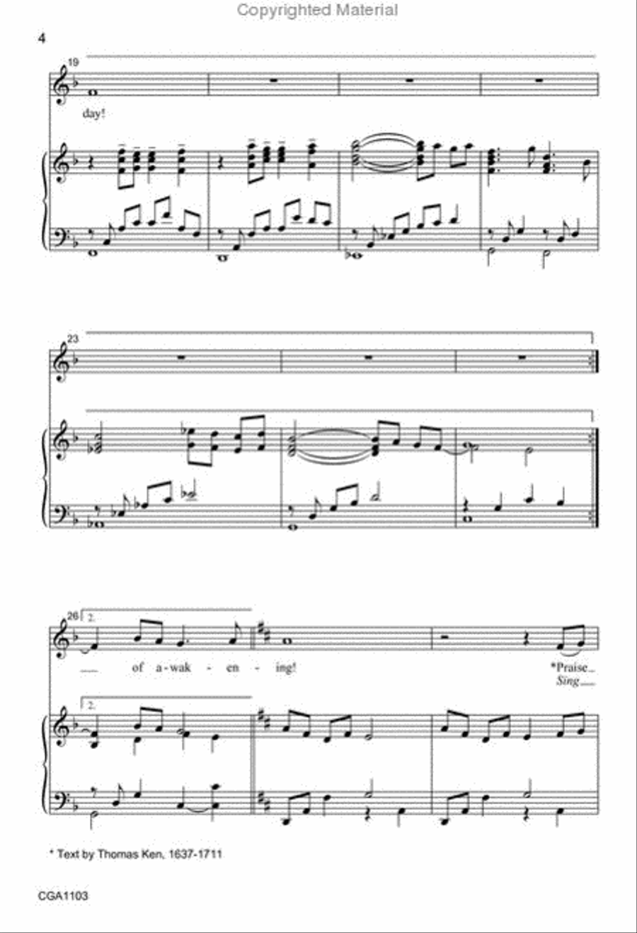 Song for the Seasons Unison Choir scores gallery preview page 4