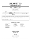 Symphony No. 39, Minuetto