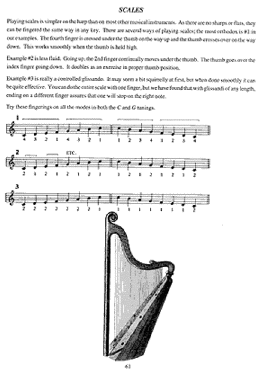 Exploring the Folk Harp Pedal Harp scores gallery preview page 5