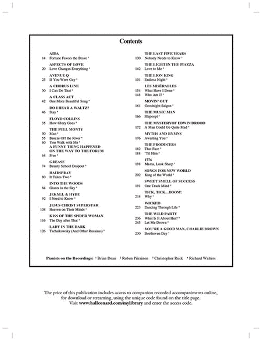 The Singer's Musical Theatre Anthology: Tenor, Volume 4 Tenor Voice scores gallery preview page 2