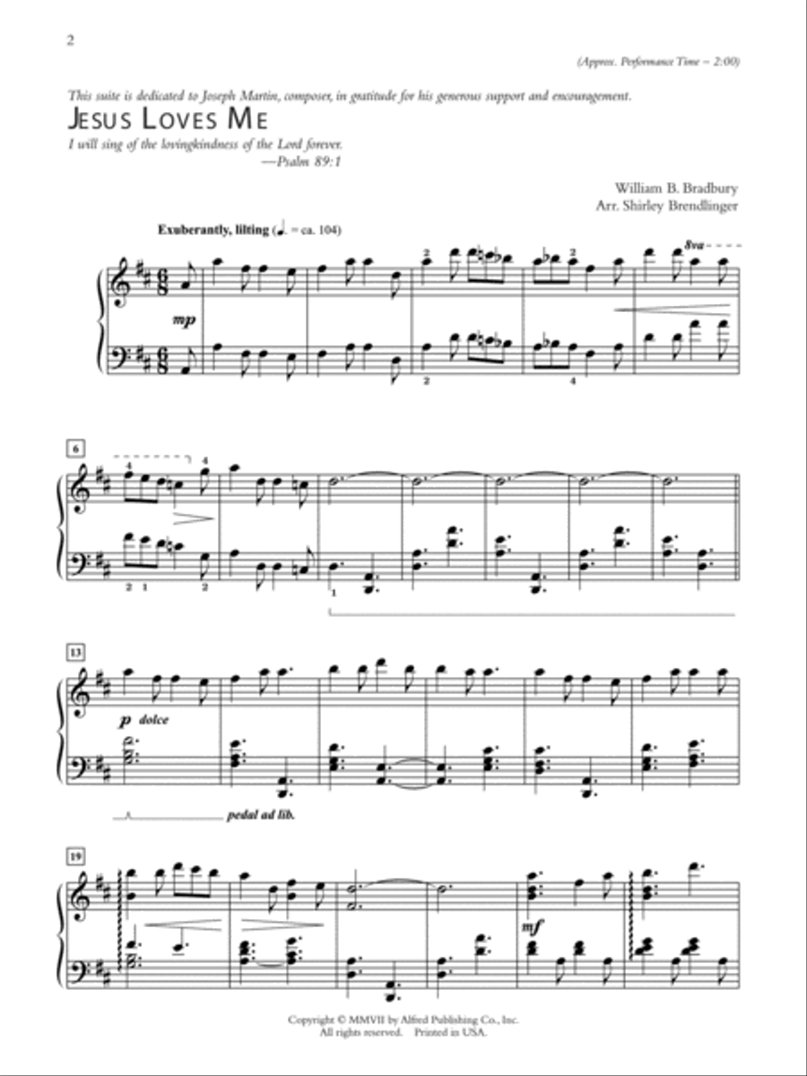God's Love Piano Solo scores gallery preview page 2