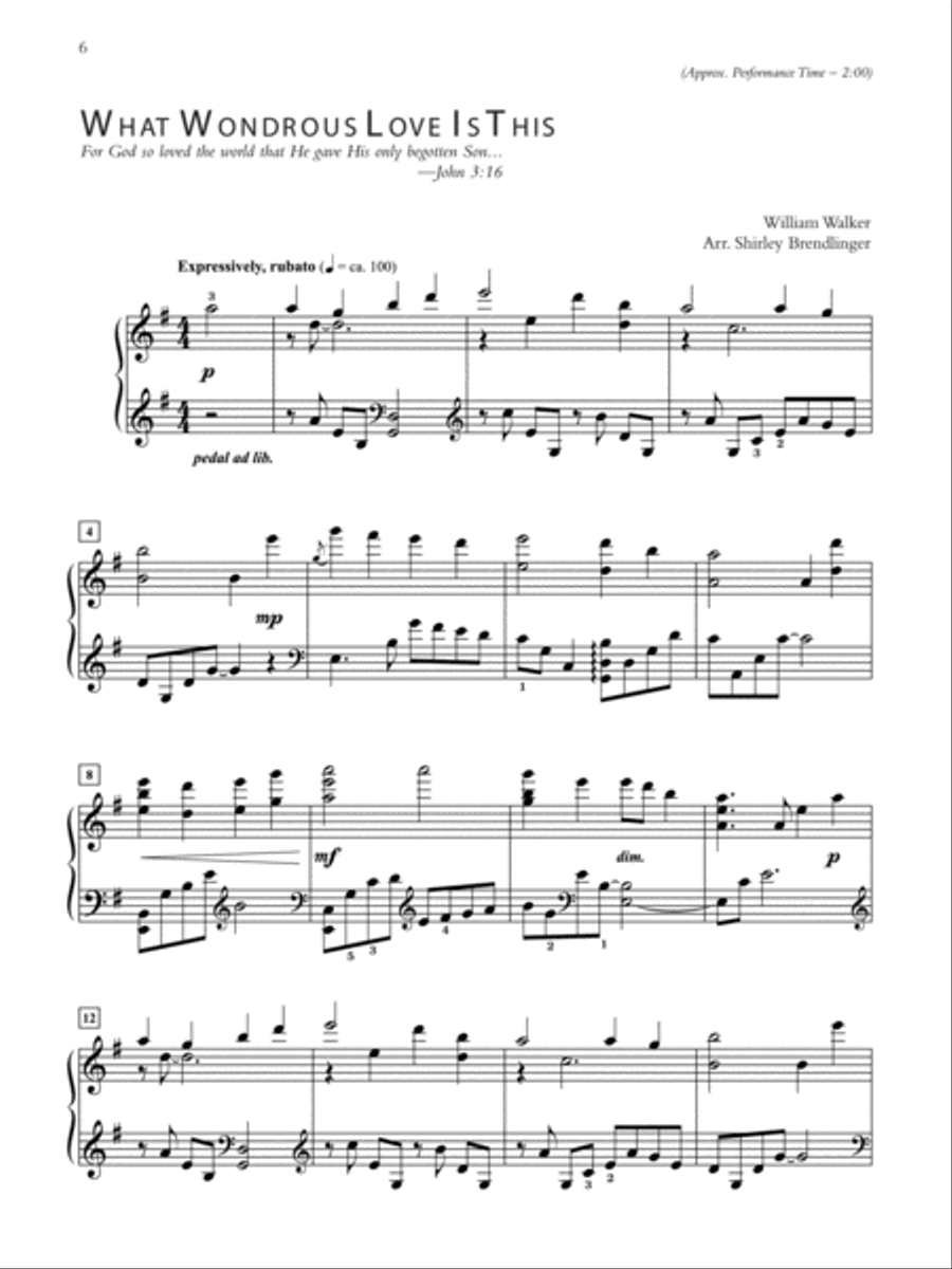 God's Love Piano Solo scores gallery preview page 3