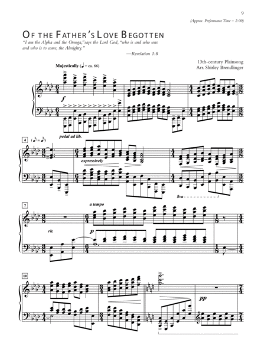 God's Love Piano Solo scores gallery preview page 4