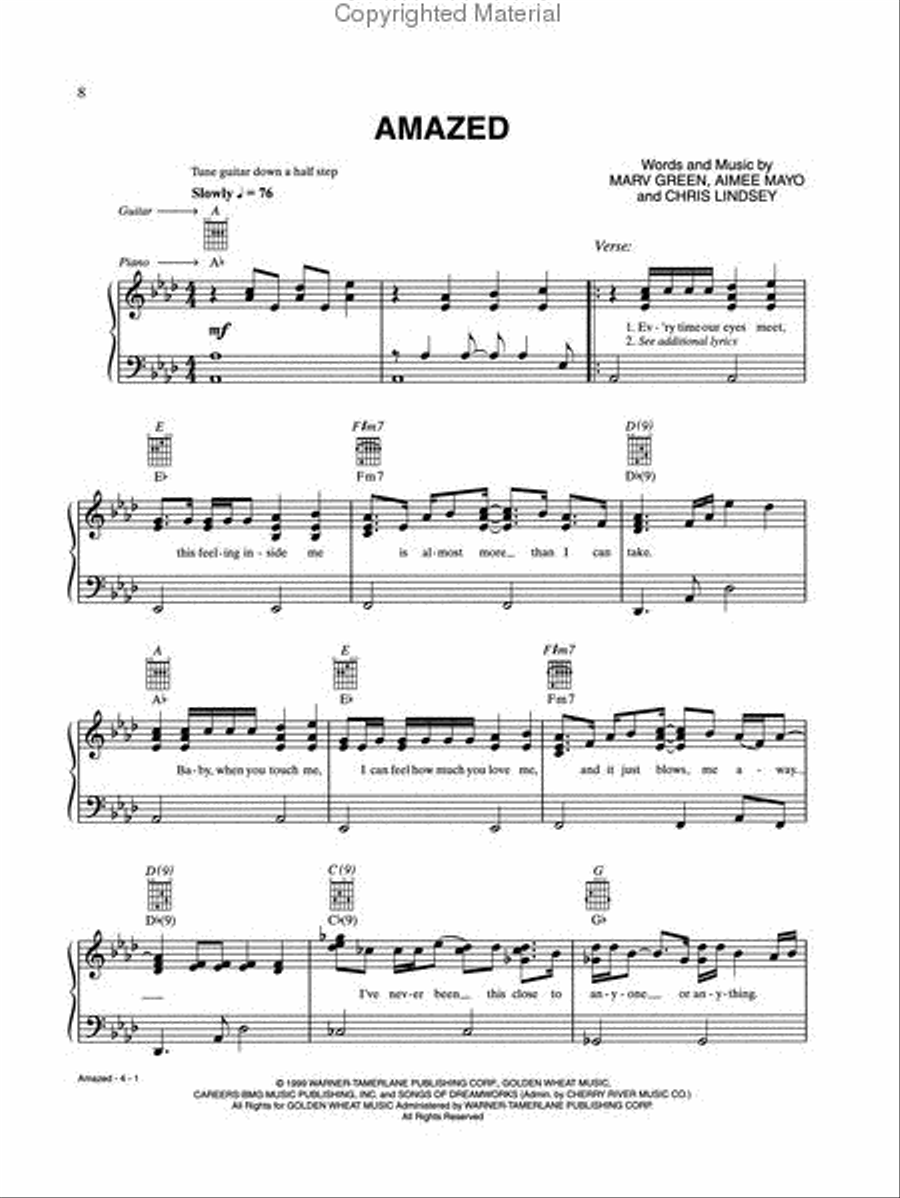 The Wedding Songs Big Book Piano, Vocal, Guitar scores gallery preview page 3