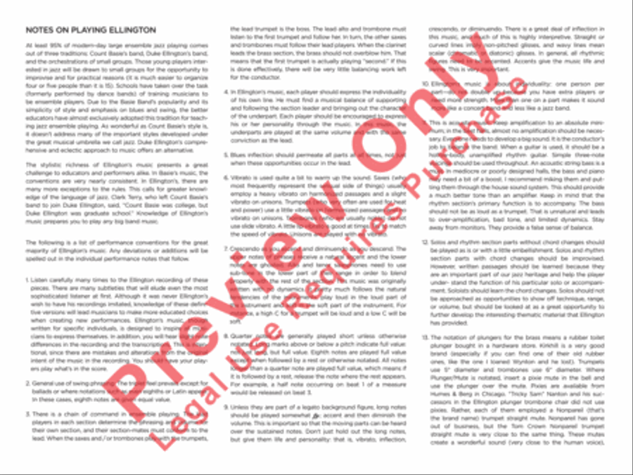 Don't Get Around Much Anymore Jazz Ensemble scores gallery preview page 3