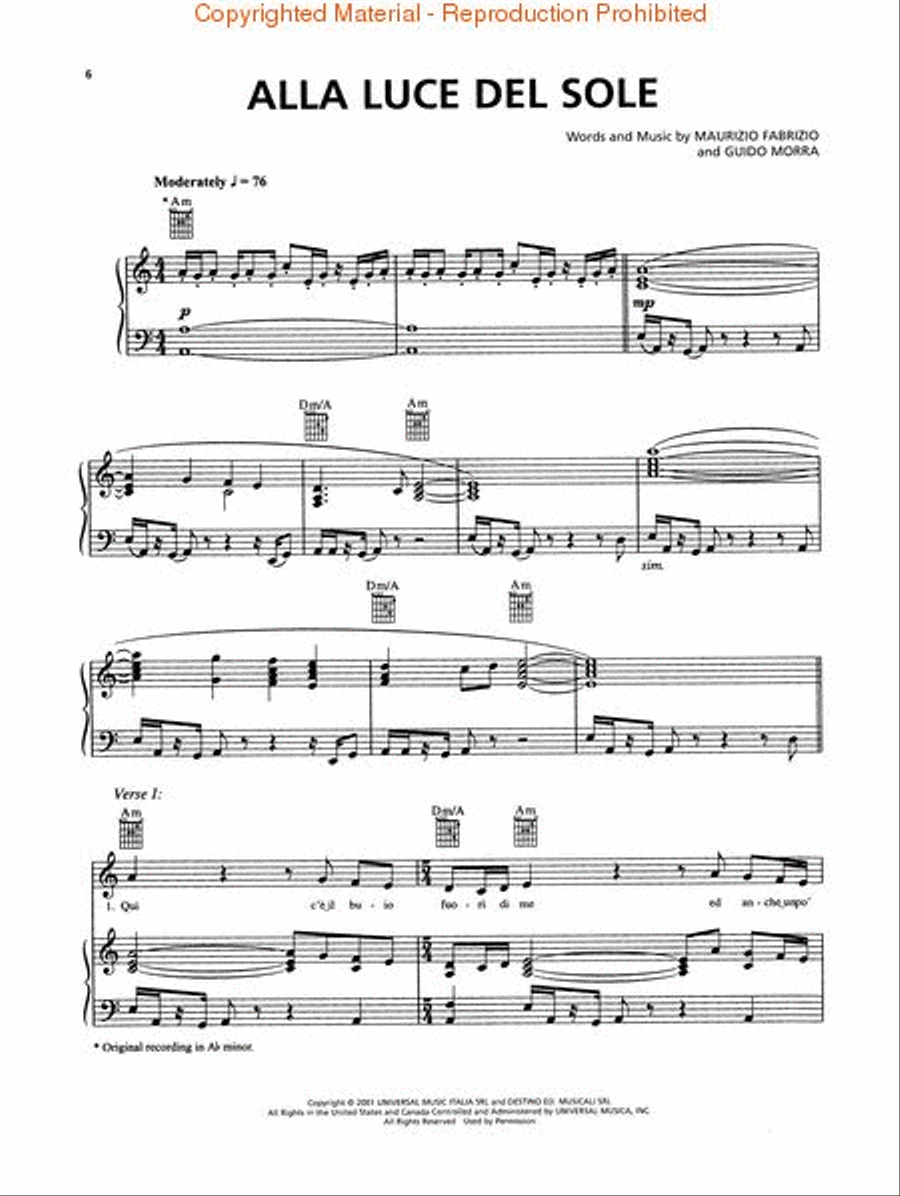 Josh Groban Piano, Vocal, Guitar scores gallery preview page 2