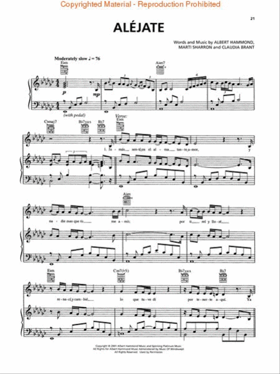 Josh Groban Piano, Vocal, Guitar scores gallery preview page 4
