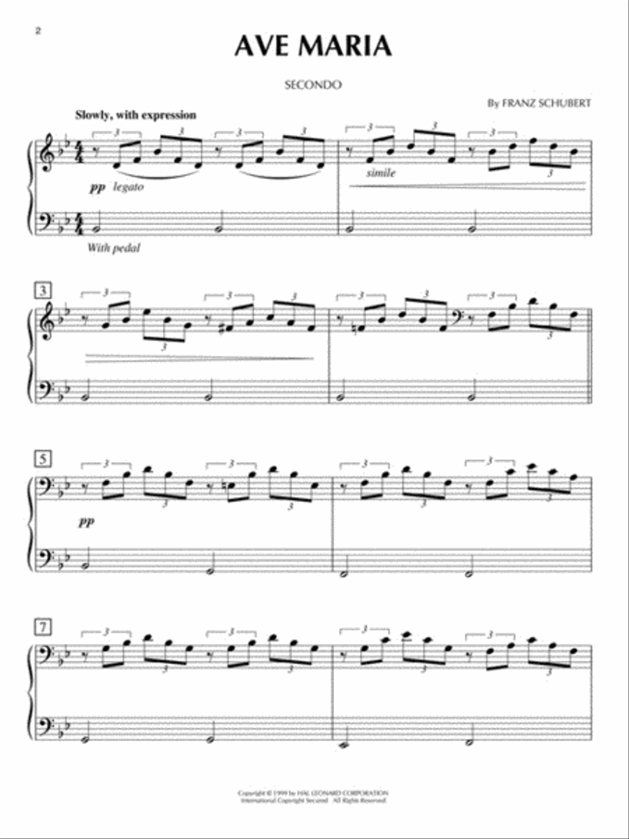 Classical Music 1 Piano, 4-Hands scores gallery preview page 3