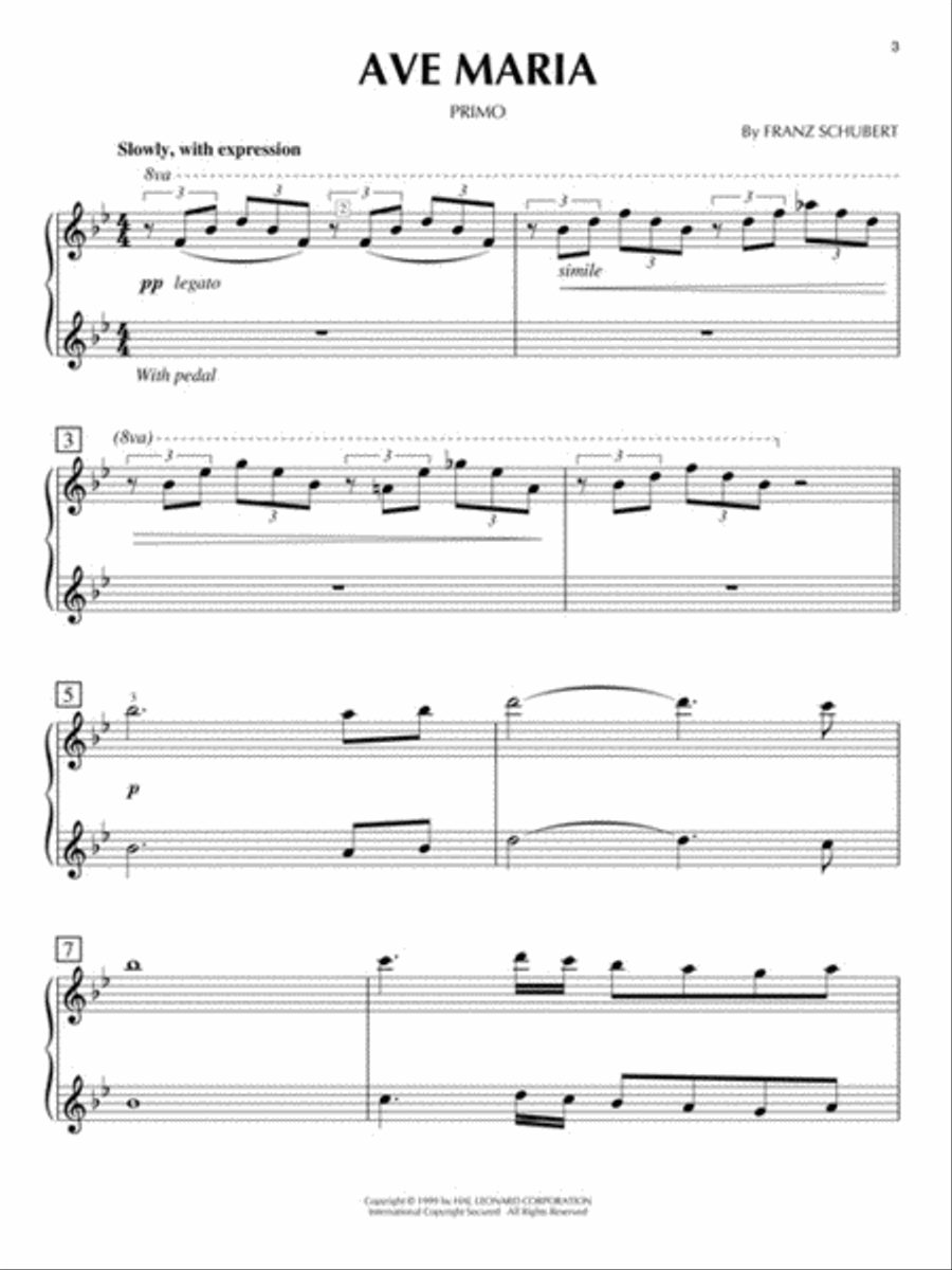Classical Music 1 Piano, 4-Hands scores gallery preview page 4