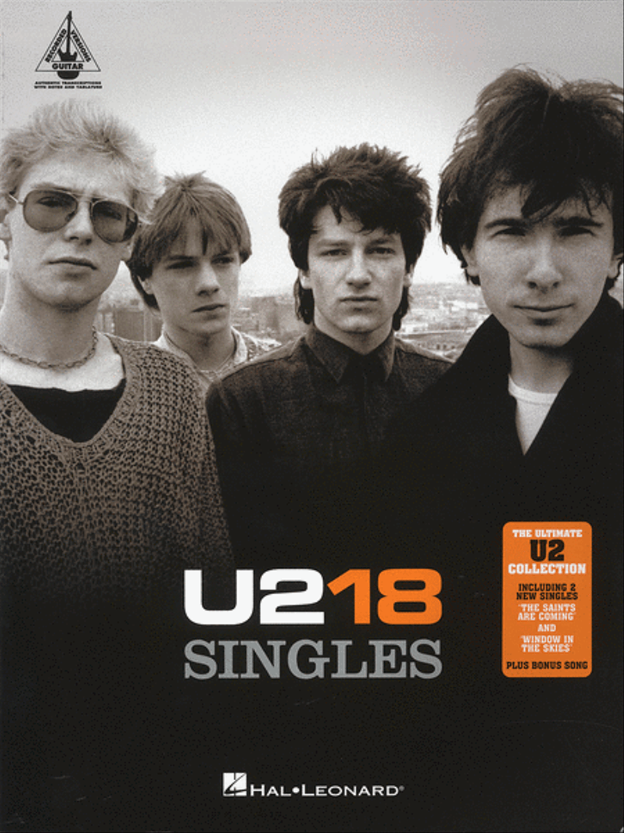 U2 – 18 Singles Electric Guitar scores gallery preview page 1
