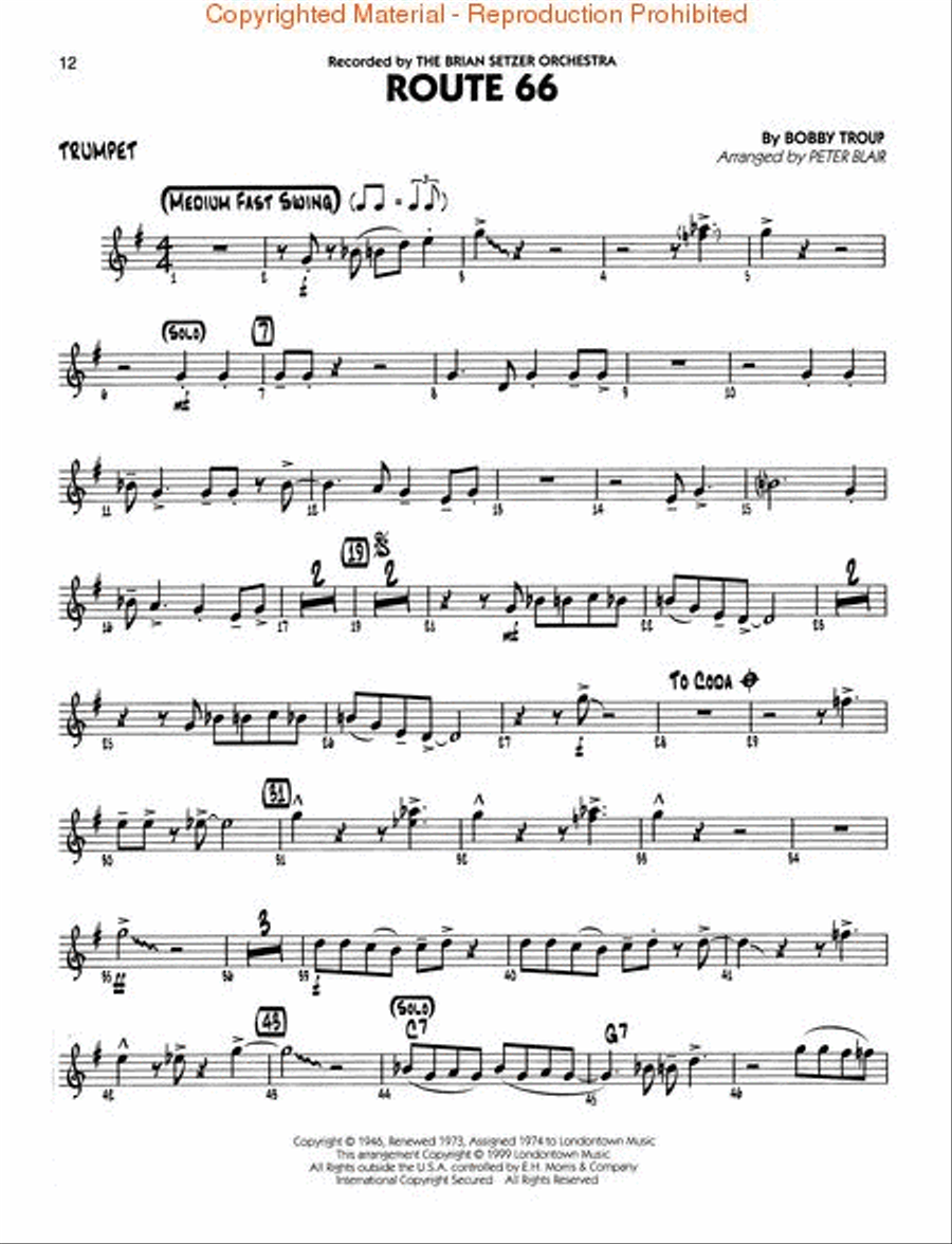 Swing Favorites – Trumpet Big Band scores gallery preview page 4