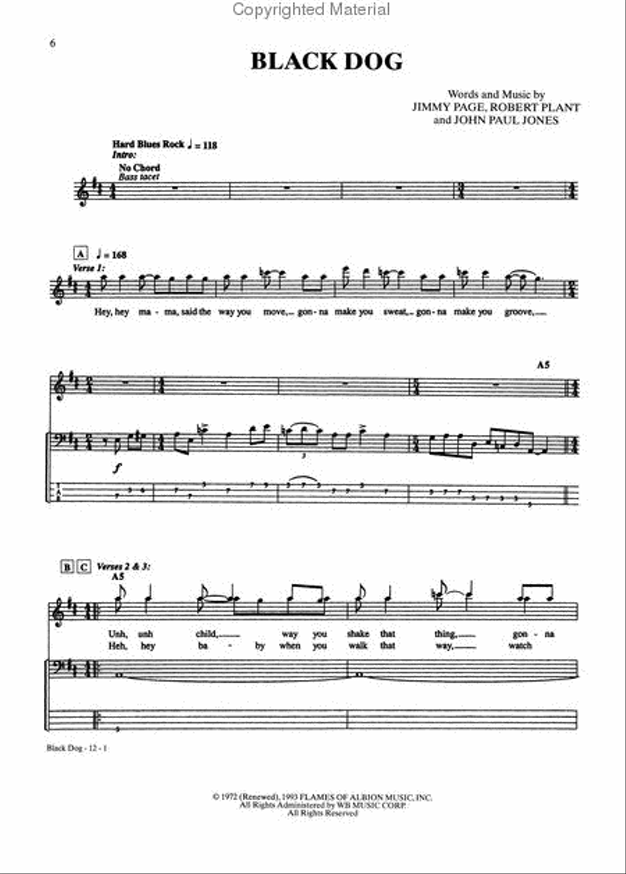 Led Zeppelin -- IV Electric Guitar scores gallery preview page 2
