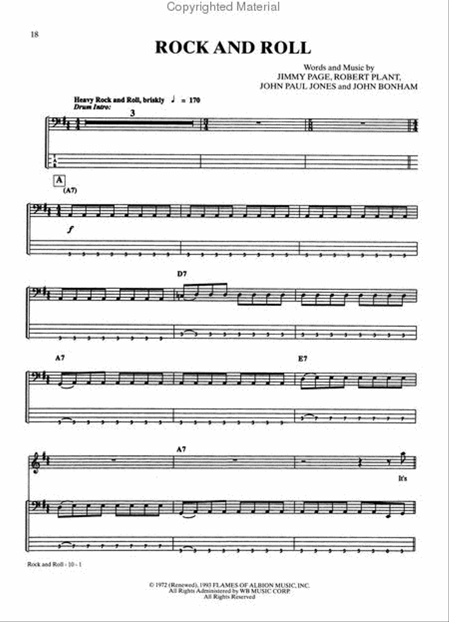 Led Zeppelin -- IV Electric Guitar scores gallery preview page 3