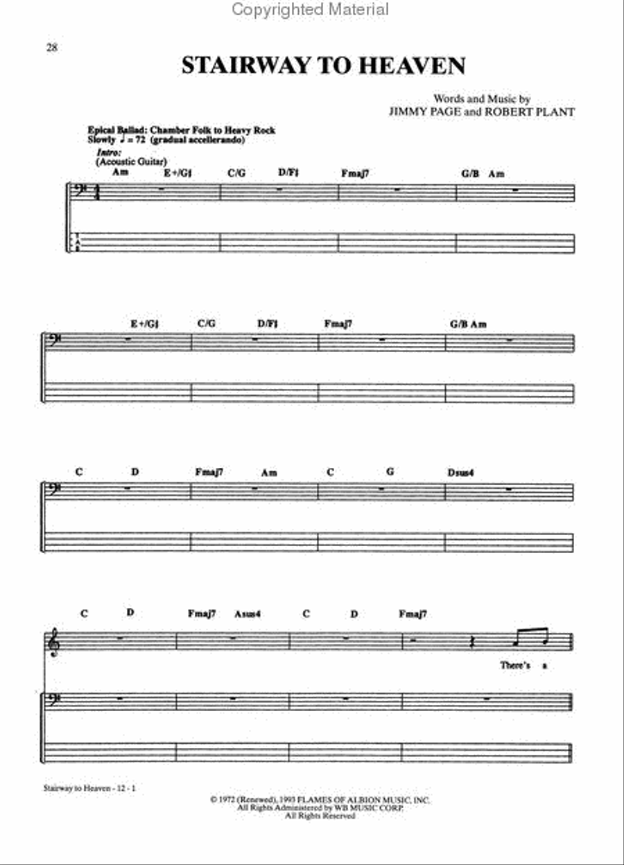 Led Zeppelin -- IV Electric Guitar scores gallery preview page 4