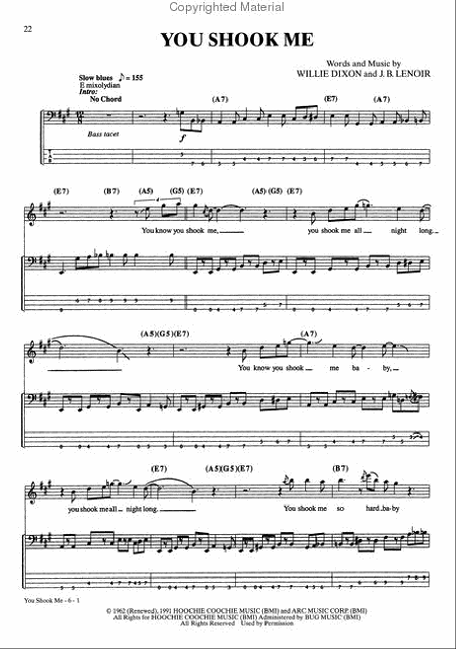 Led Zeppelin -- Led Zeppelin Electric Guitar scores gallery preview page 4