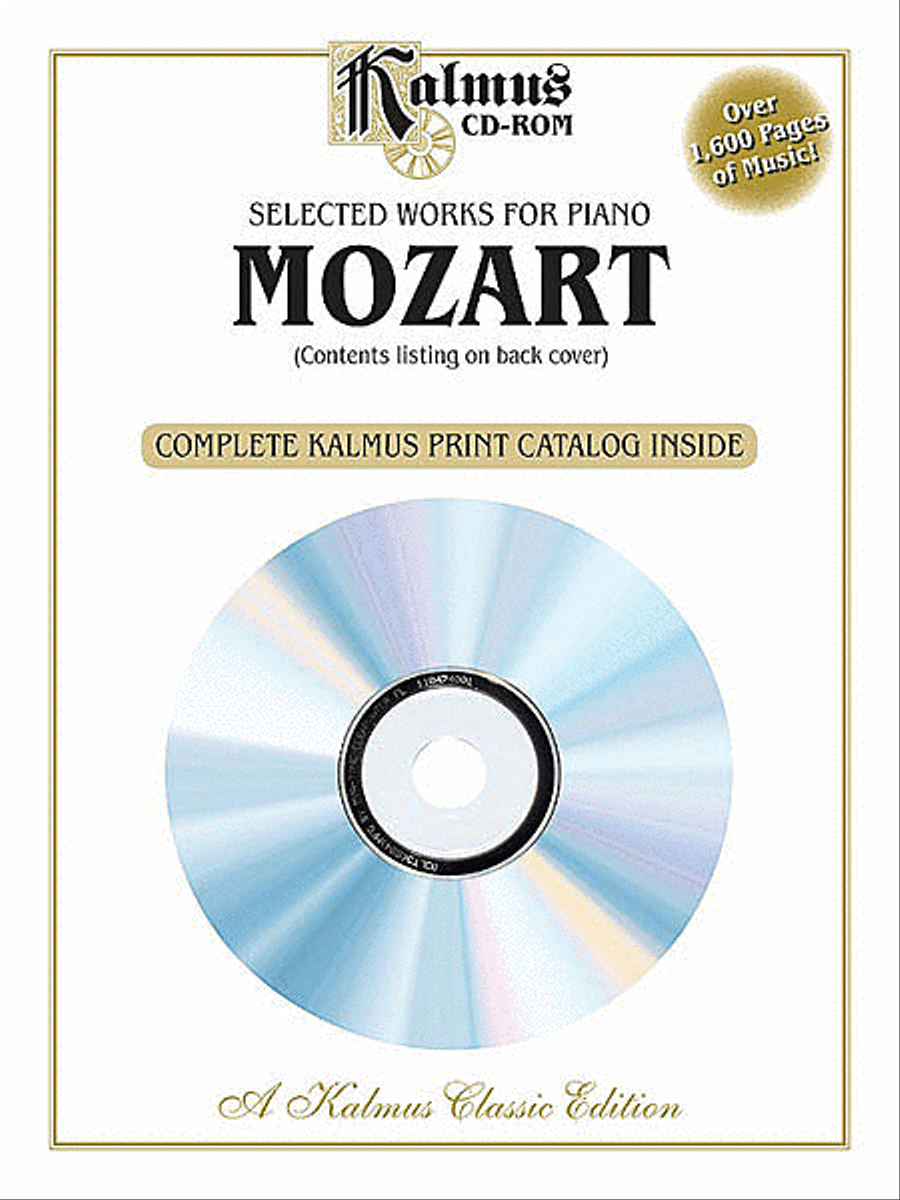 Selected Works for Piano Piano Solo scores gallery preview page 1