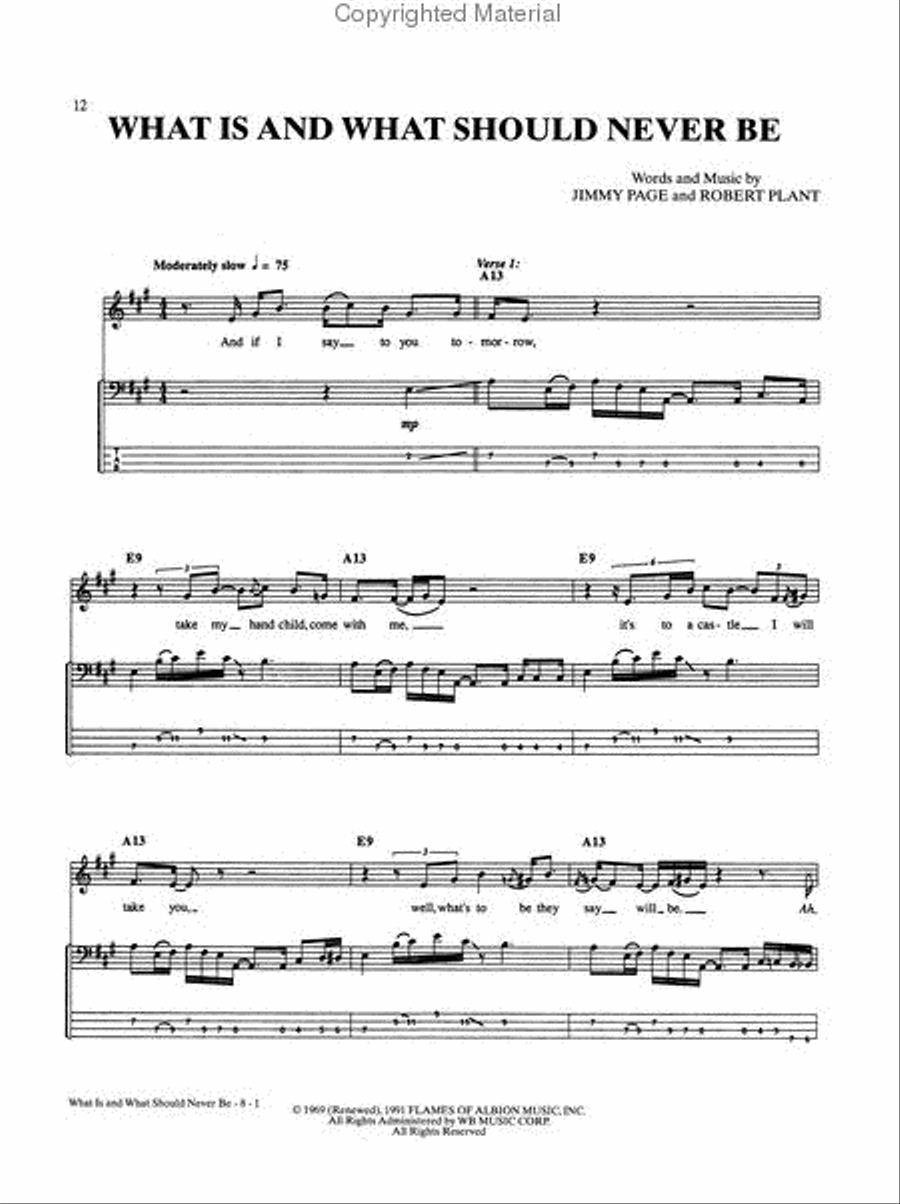 Led Zeppelin -- II Electric Guitar scores gallery preview page 3