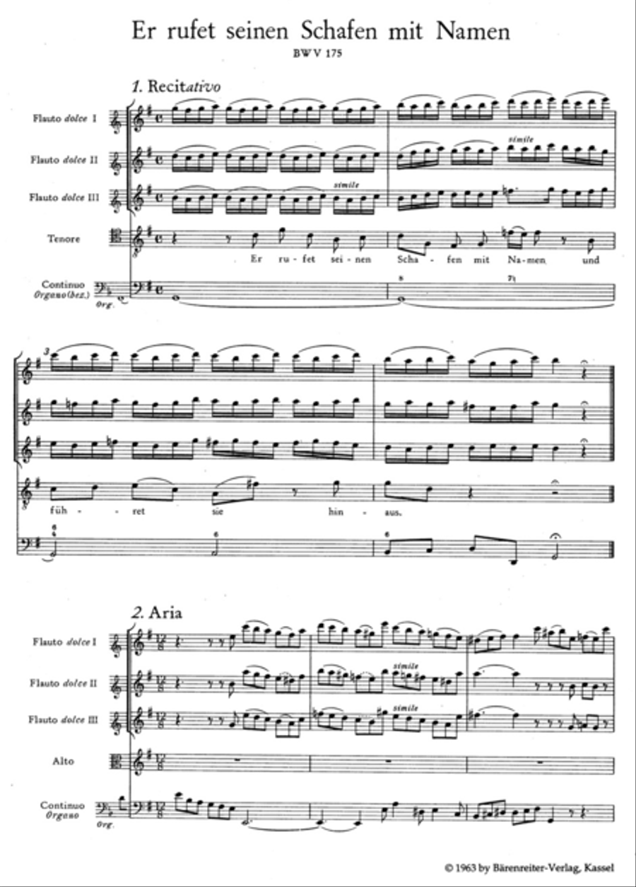 The Complete Cantatas Study Score scores gallery preview page 2
