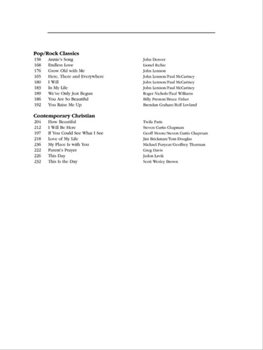 The Wedding Collection The Wedding Collection Voice scores gallery preview page 4