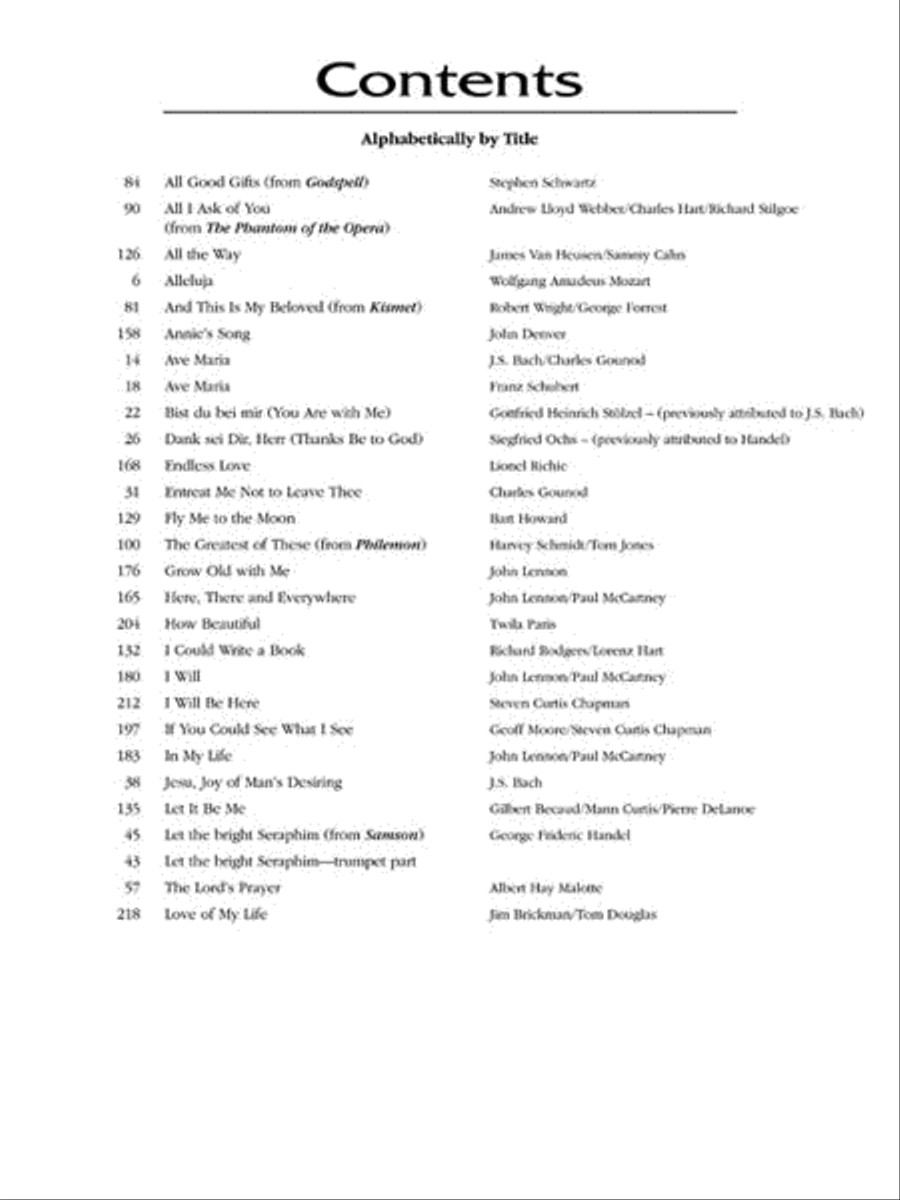 The Wedding Collection The Wedding Collection Voice scores gallery preview page 5