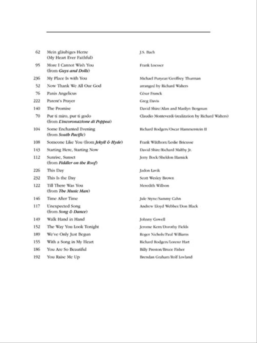 The Wedding Collection The Wedding Collection Voice scores gallery preview page 6