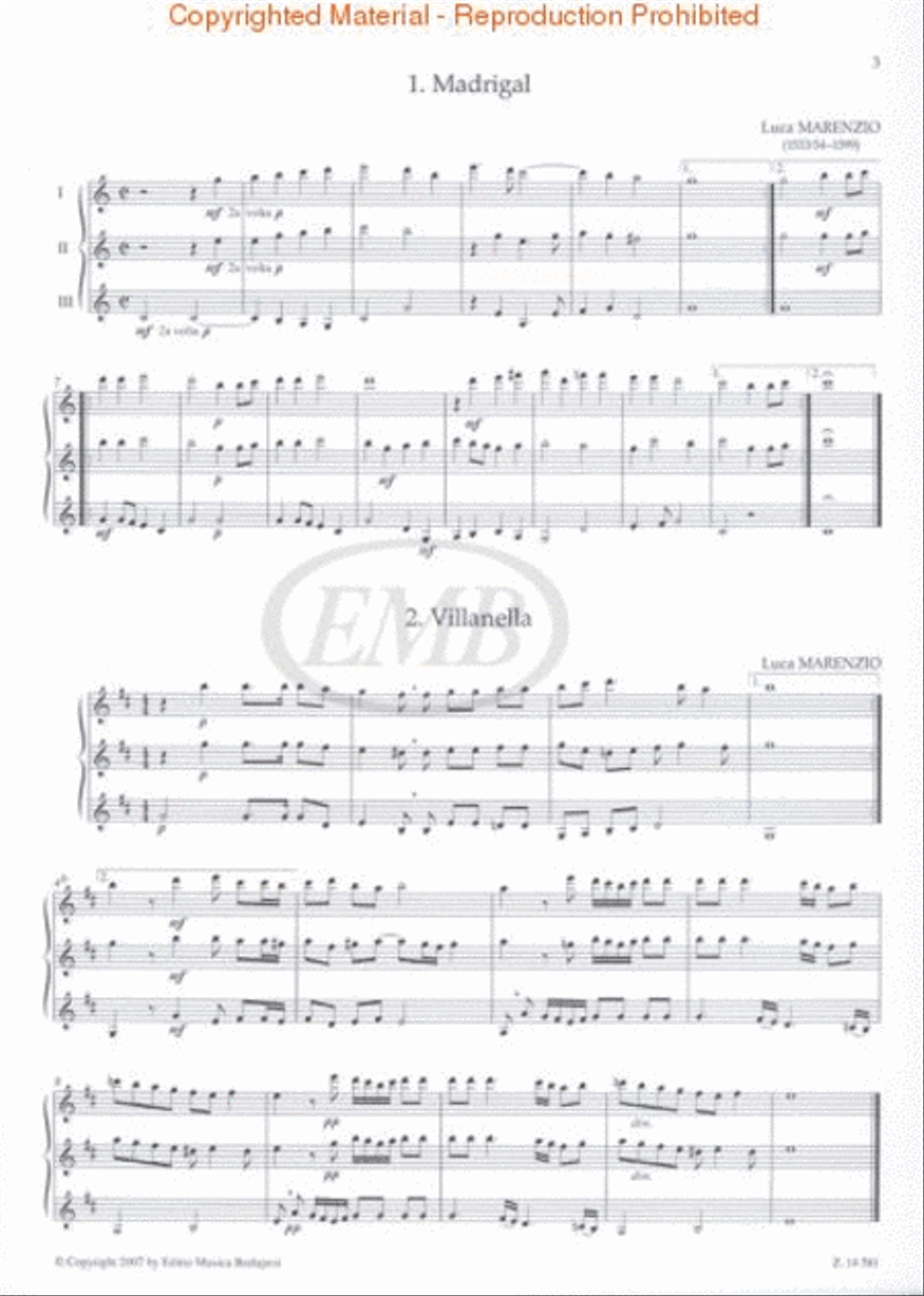 Trios for Guitars Acoustic Guitar scores gallery preview page 2