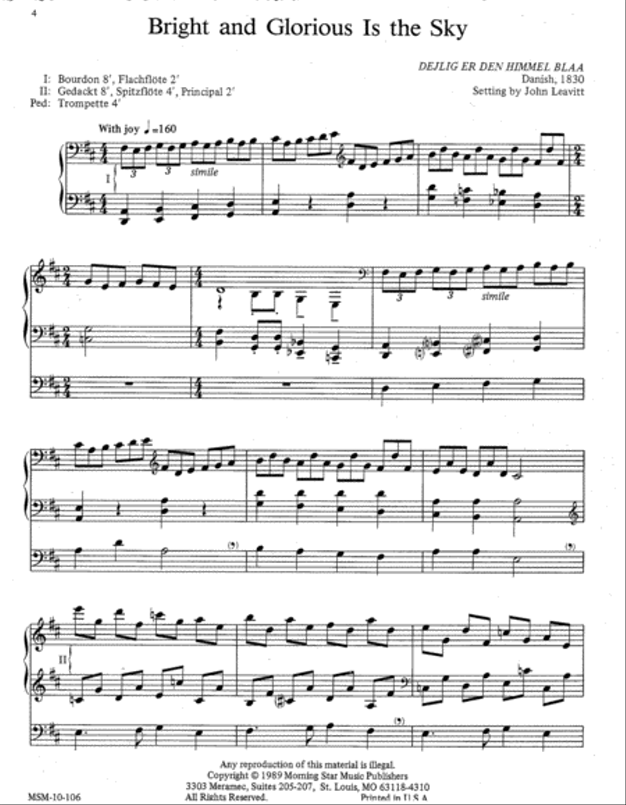 Three Organ Settings for the Christmas Season Organ scores gallery preview page 3